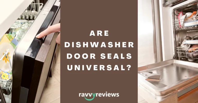 Are Dishwasher Door Seals Universal